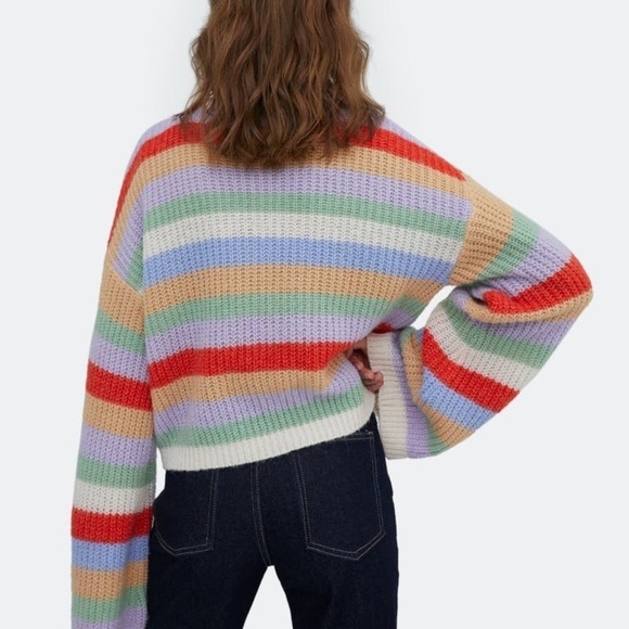 Edited Louise multicolored alpaca pullover sweater EU size 36 - Picture 2 of 11